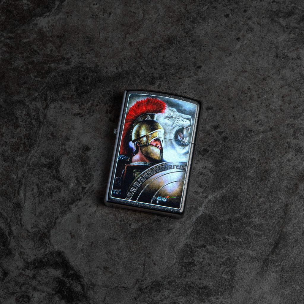 Zippo vžigalnik 49095 Mazzi Spartan and Lion