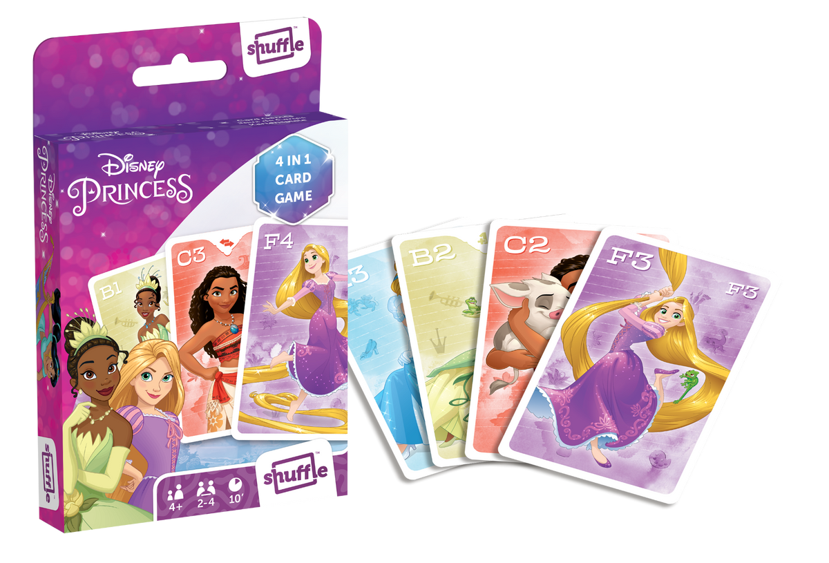 Cartamundi 108458992 Karte Disney Princeske 4v1