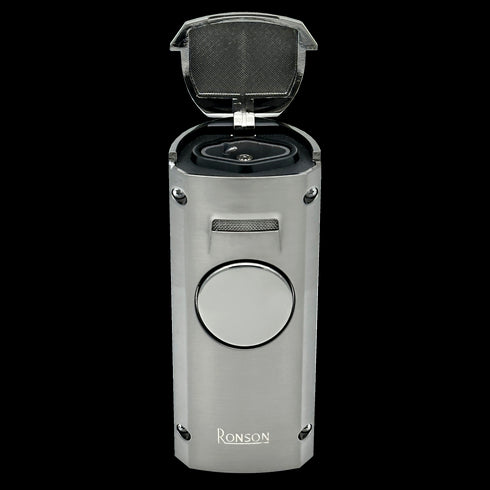 Ronson 110002 Vžigalnik plinski Jet Flame Volcano grafit