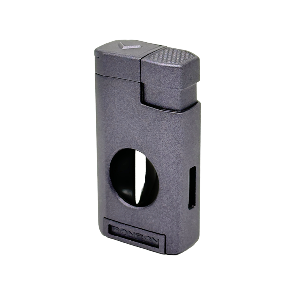 Vžigalnik Ronson 118002 za cigare plinski Jet Flame Thunder, Grey