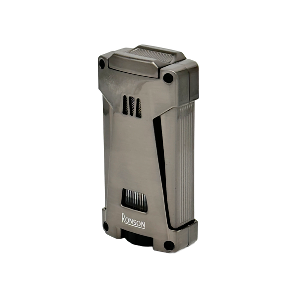 Vžigalnik Ronson 119002 za cigare plinski Jet Flame Hurricane, Gun Metal