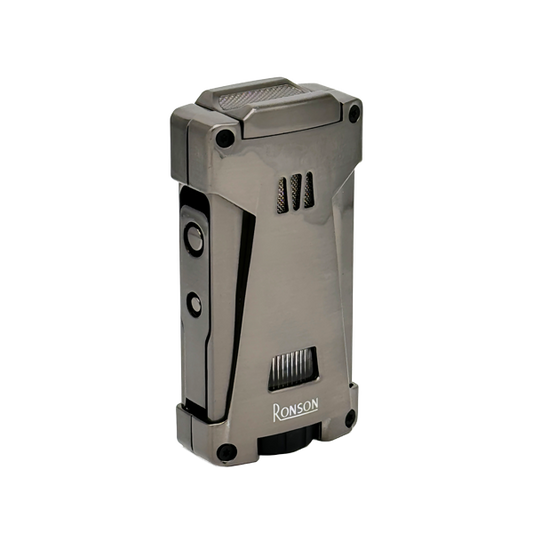 Vžigalnik Ronson 119002 za cigare plinski Jet Flame Hurricane, Gun Metal