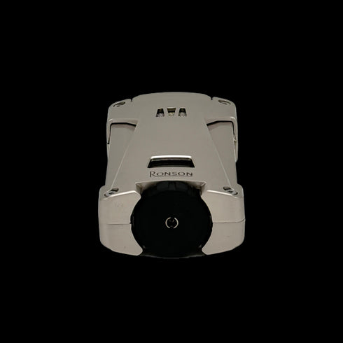 Vžigalnik Ronson 119003 za cigare plinski Jet Flame Hurricane, Grey Satin