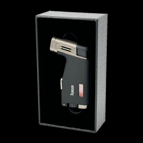 Gorilnik Ronson 120001 plinski Jet Flame Breeze, Black Crackle