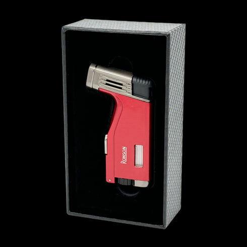 Gorilnik Ronson 120003 plinski Jet Flame Breeze, Red