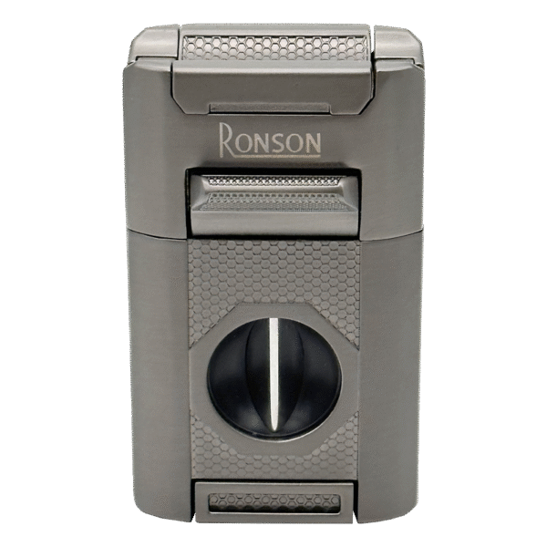 Vžigalnik Ronson 121001 za cigare plinski Giant Jet Flame, Gun Metal