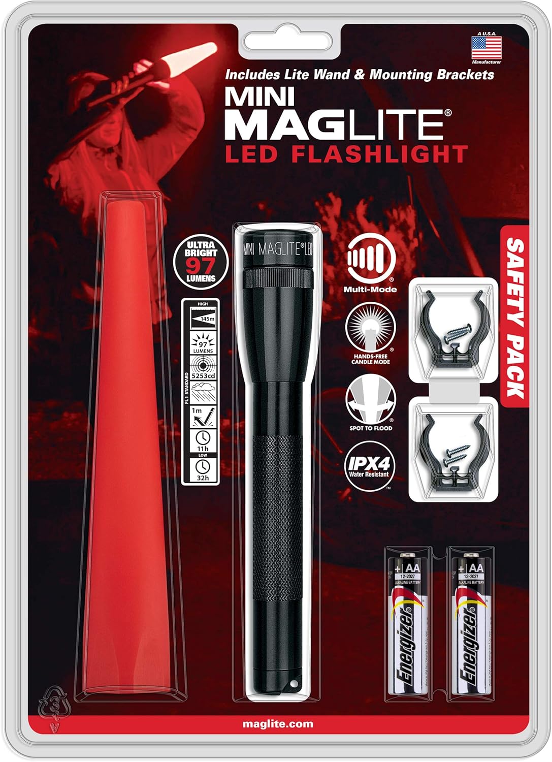 Maglite SP2201GL MMLED / 2A2, BK, RSP, EUS IP2201GL