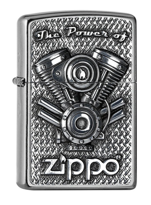 Zippo 2.005.714 Vžigalnik V Motor Emblem