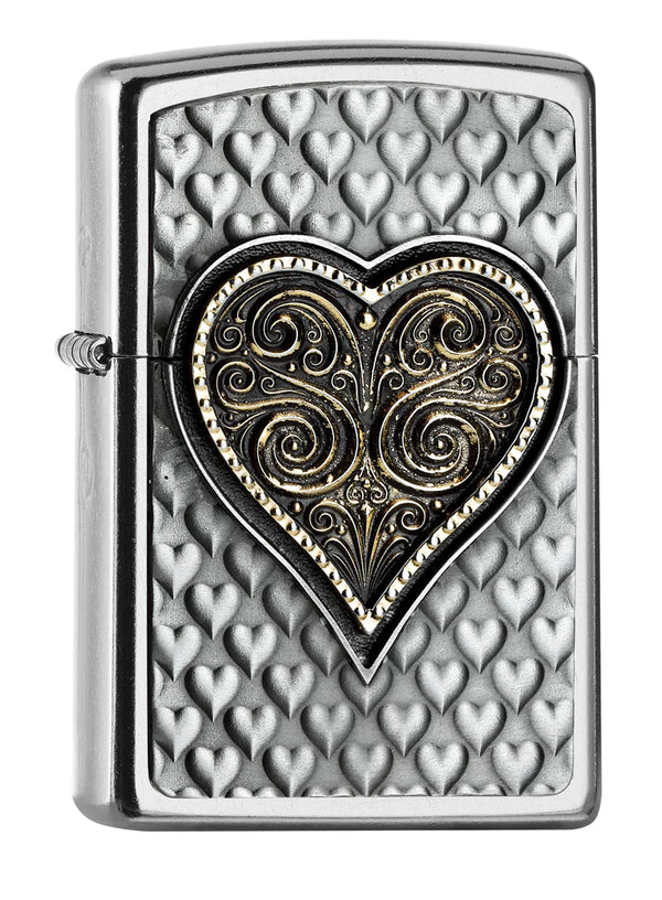 Zippo vžigalnik 2.006.480 Heart Emblem 3D