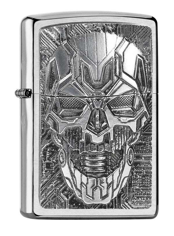 Zippo vžigalnik 2.007.759 Technic Skull Trick Emblem