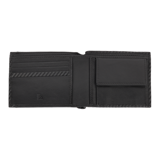 Denarnica Zippo 2.007.997 Carbon Range Bi-Fold + Coin Case