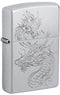 Zippo 46805 vžigalnik Asian Dragon, Satin Chrome