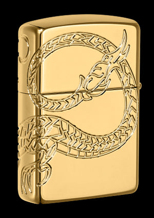 Zippo vžigalnik 29265 Golden Asian Dragon Armor®