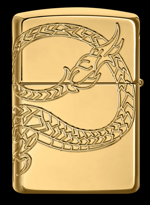 Zippo vžigalnik 29265 Golden Asian Dragon Armor®