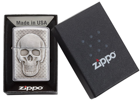 Zippo vžigalnik 29818 Skull Emblem