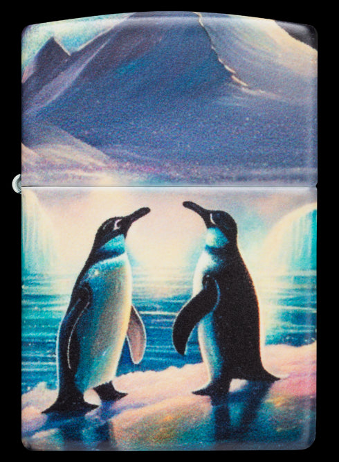Zippo vžigalnik 46014 Penguins, Glow in the Dark