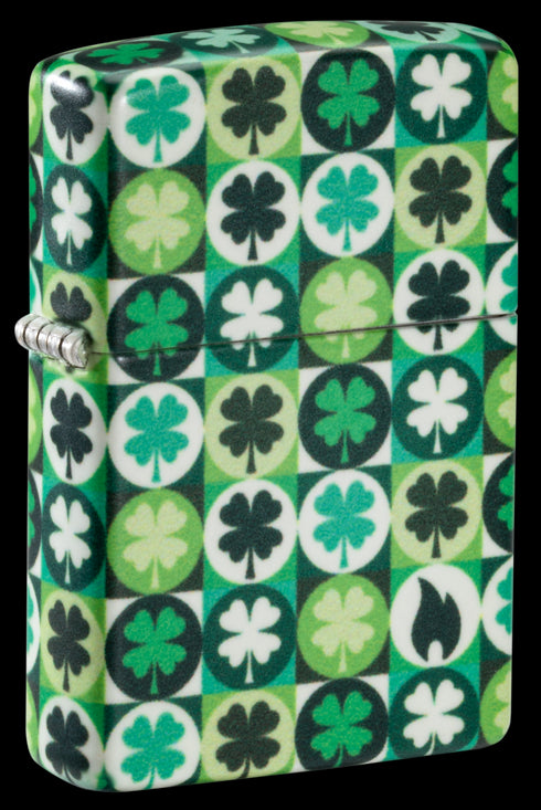 Zippo vžigalnik 46015 Clover Glow in the Dark