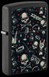 Zippo 60.007.008 vžigalnik Grunt Pattern with Skulls