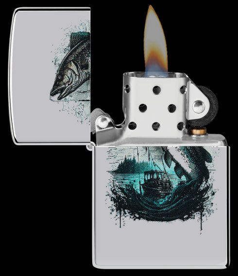 Zippo 60.007.022 vžigalnik Fish and Boat