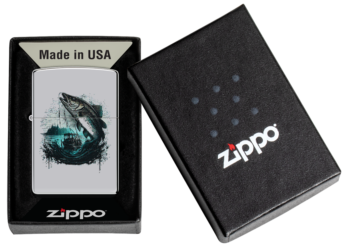Zippo 60.007.022 vžigalnik Fish and Boat