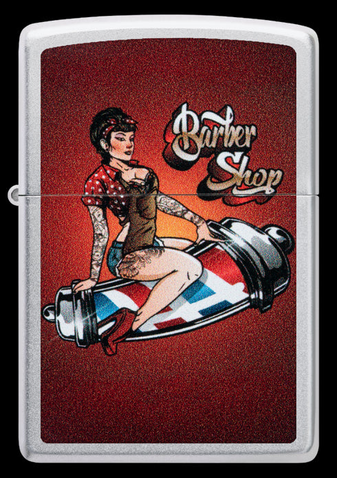 Zippo vžigalnik 46073 Barber Shop Pin-Up