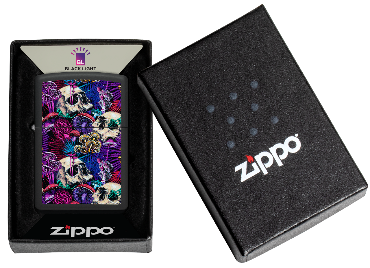Zippo vžigalnik 46087 Pyschedelic Mushrooms UV