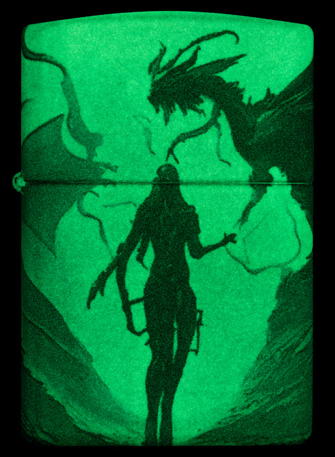 Zippo vžigalnik 46130 Dragon Glow in the Dark