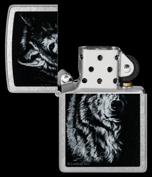Zippo vžigalnik 46149 Wolf by Lindsay Kivi
