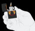 Zippo 46168 vžigalnik Zippo Retro Logo, Black Matte