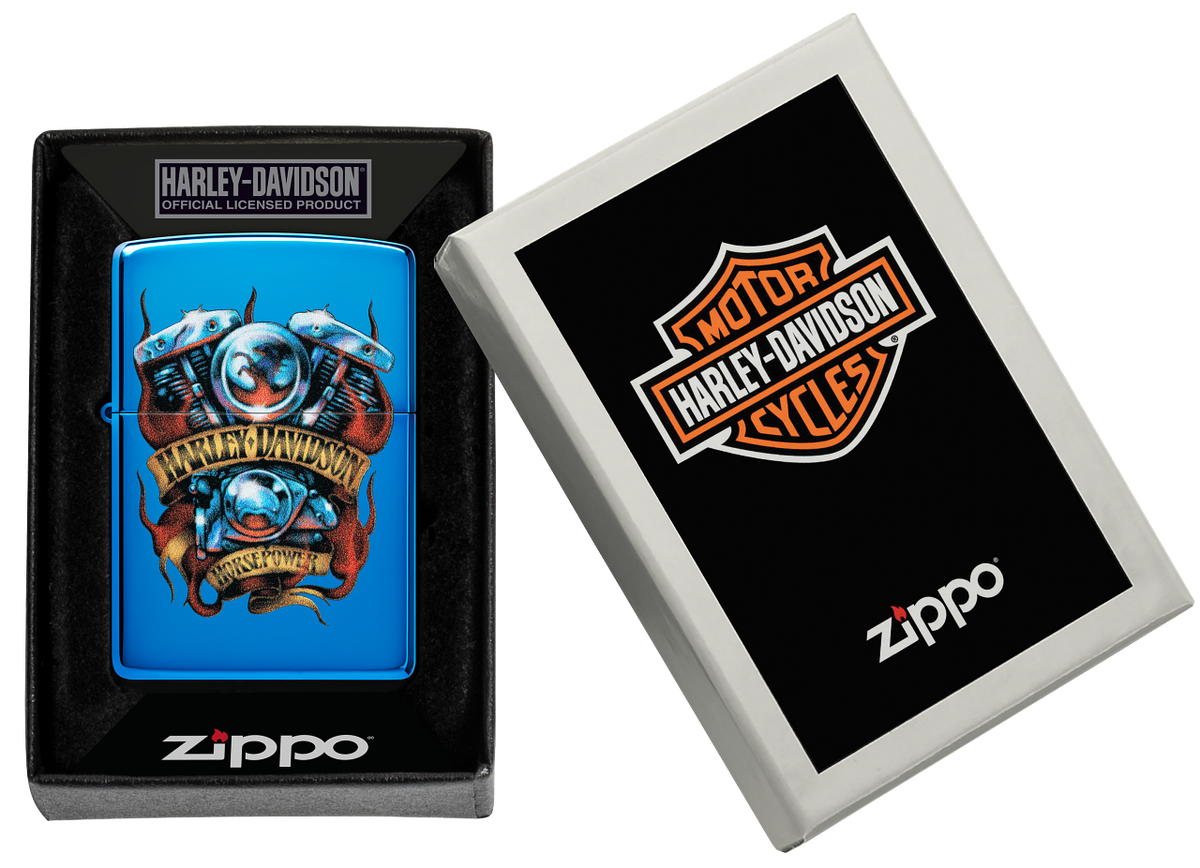 Zippo vžigalnik 46216 Harley-Davidson® Horsepower