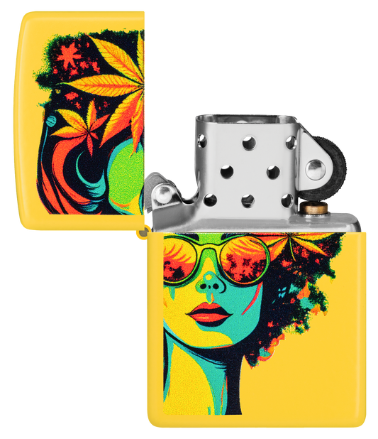 Zippo 46231 vžigalnik Cannabis Woman