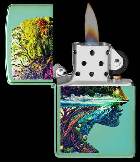 Zippo 46233 vžigalnik Face of Nature