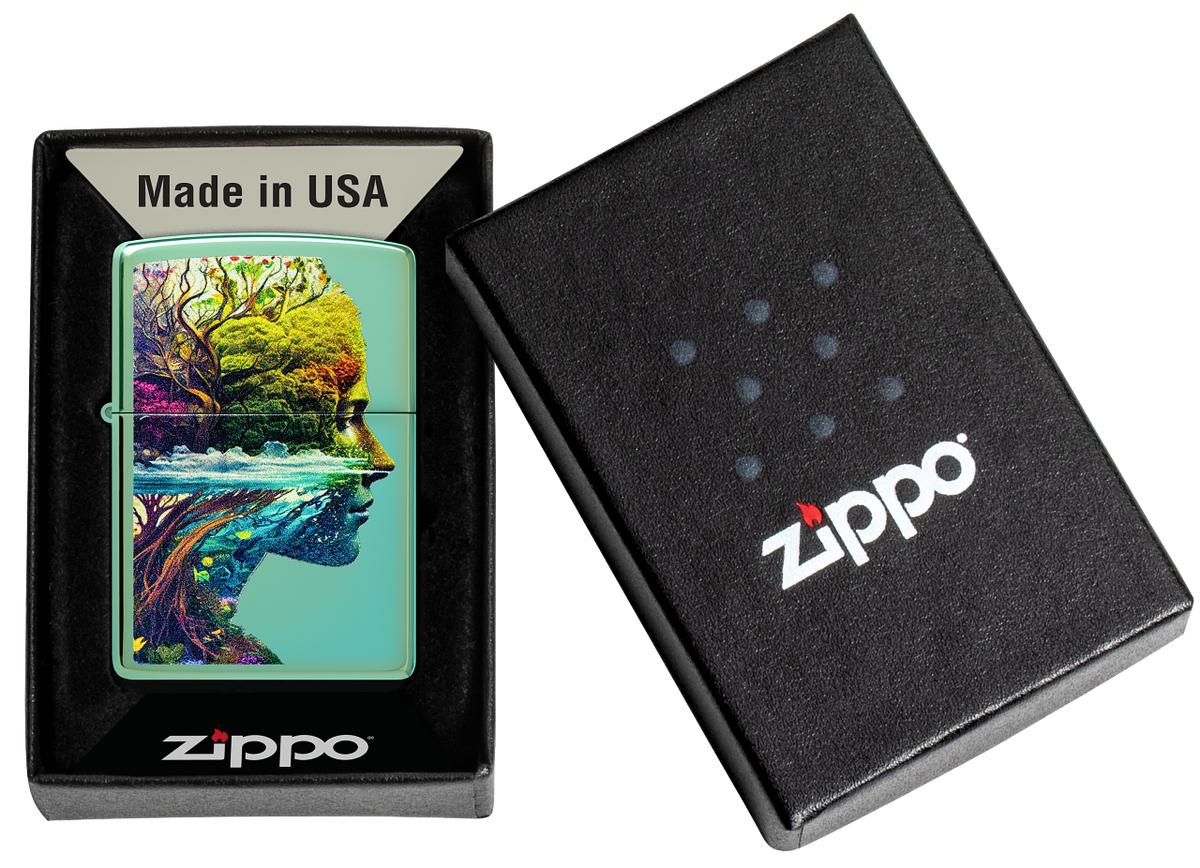 Zippo 46233 vžigalnik Face of Nature