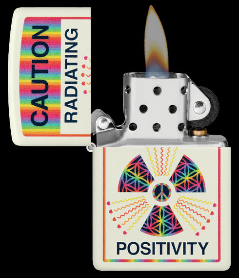 Zippo 46243 vžigalnik Radiating Positivity, Glow in the Dark