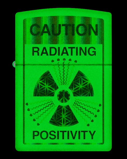 Zippo 46243 vžigalnik Radiating Positivity, Glow in the Dark