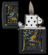 Zippo 46245 vžigalnik Egyptian God Anubus, Black Matte