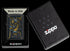 Zippo 46245 vžigalnik Egyptian God Anubus, Black Matte