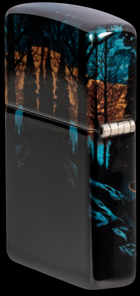 Zippo 46252 vžigalnik Wolf in Nature, 540 Tumbled Chrome