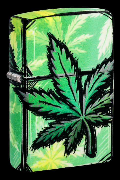 Zippo vžigalnik 46253 Glowing Cannabis