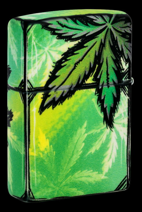 Zippo vžigalnik 46253 Glowing Cannabis