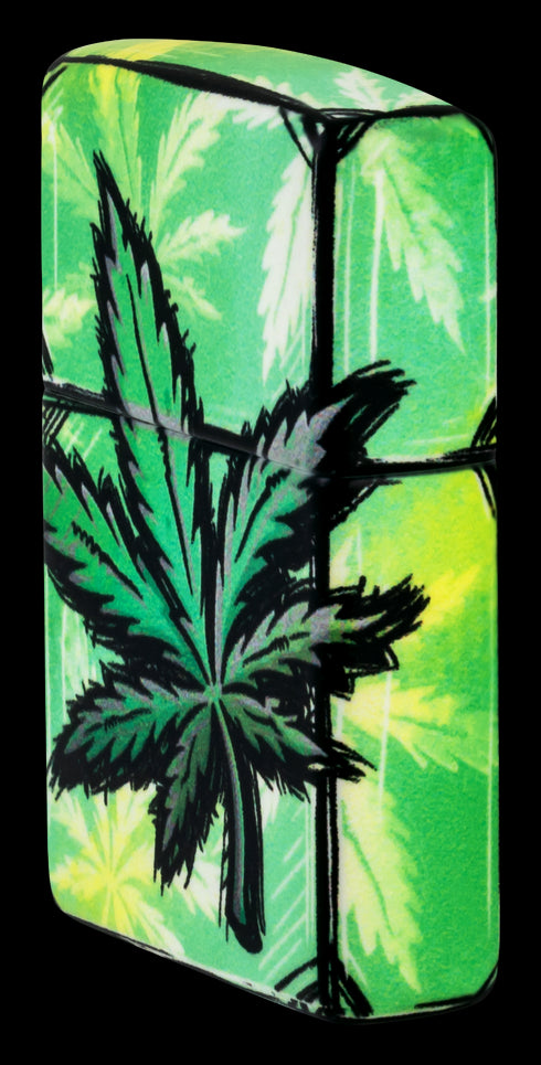 Zippo vžigalnik 46253 Glowing Cannabis