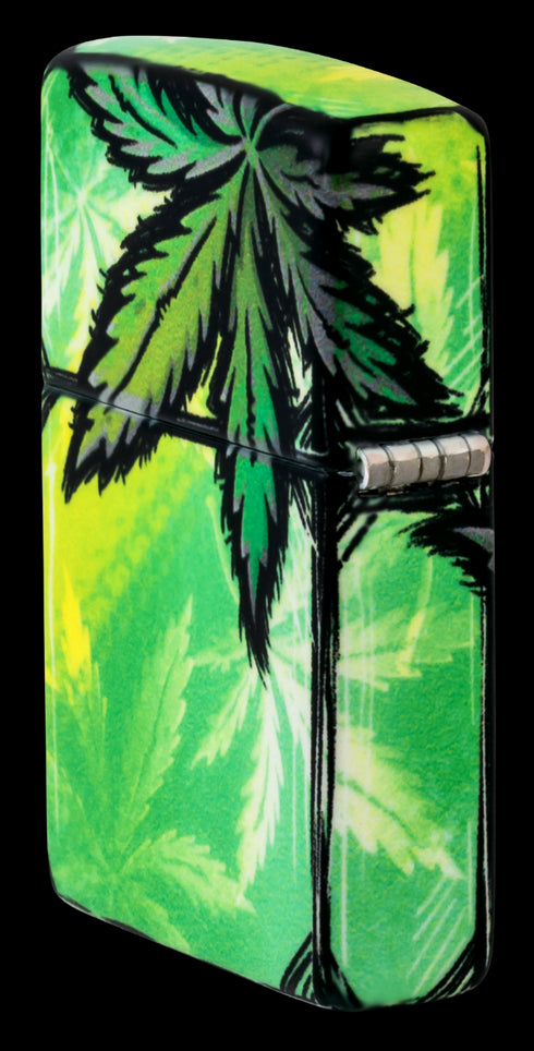 Zippo vžigalnik 46253 Glowing Cannabis