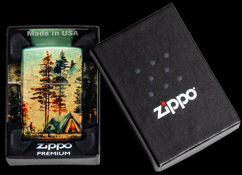 Zippo vžigalnik 46263 Watercolor Camping