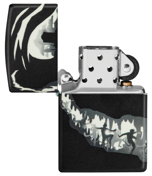 Zippo vžigalnik 46268 Grinning Pumpkin 360