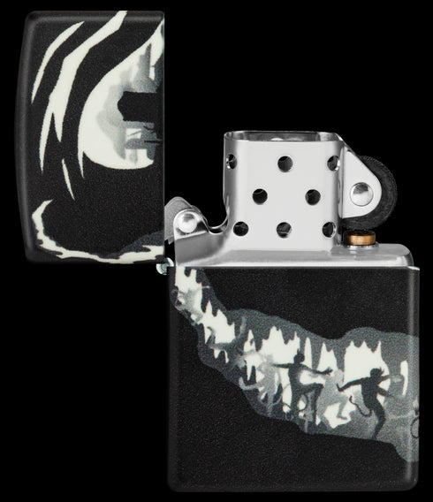 Zippo vžigalnik 46268 Grinning Pumpkin 360