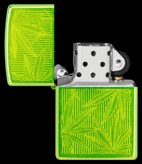 Zippo vžigalnik 46269 Cannabis Leaves