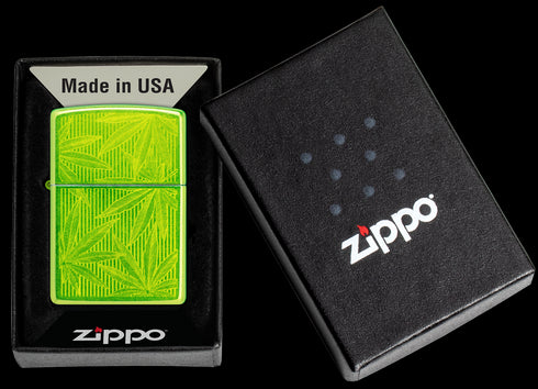 Zippo vžigalnik 46269 Cannabis Leaves