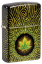 Zippo 46276 vžigalnik Cannabis Swirl, 540 Tumbled Brass