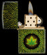 Zippo 46276 vžigalnik Cannabis Swirl, 540 Tumbled Brass