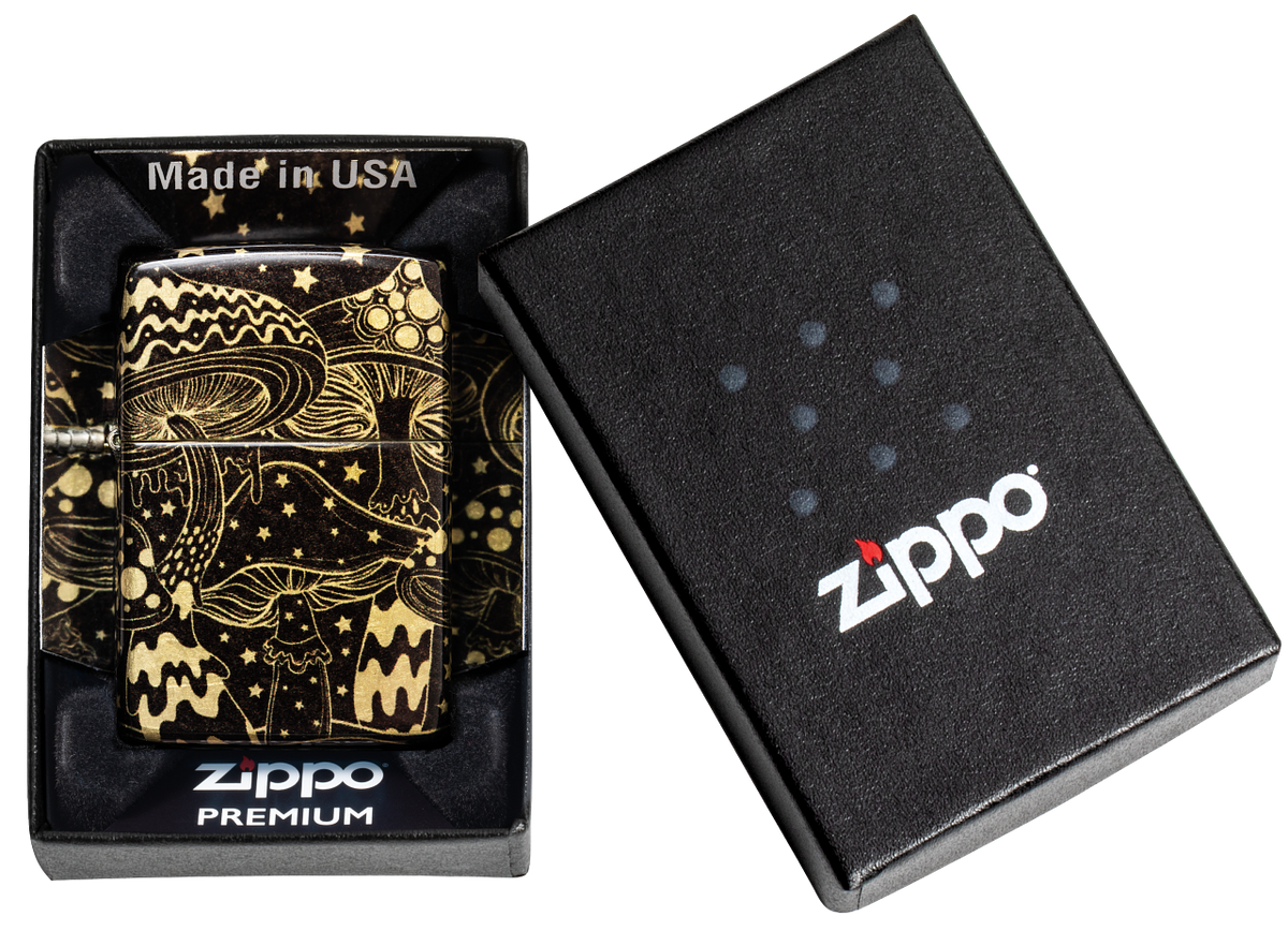 Zippo vžigalnik 46277 Mushrooms 360°